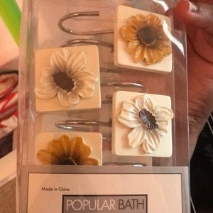 resin shower hooks